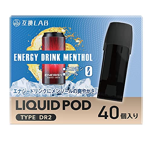 �݊����{ DR.VAPE model2 �݊��J�[�g���b�W �h�N�^�[�x�C�v ���f��2 �݊��J�[�g���b�W �|�b�h pod �Z�b�g �S20�t���[�o�[ �����\�[�� �~���g (�G�i�W�[�h�����N�����\�[��, 40�{��)