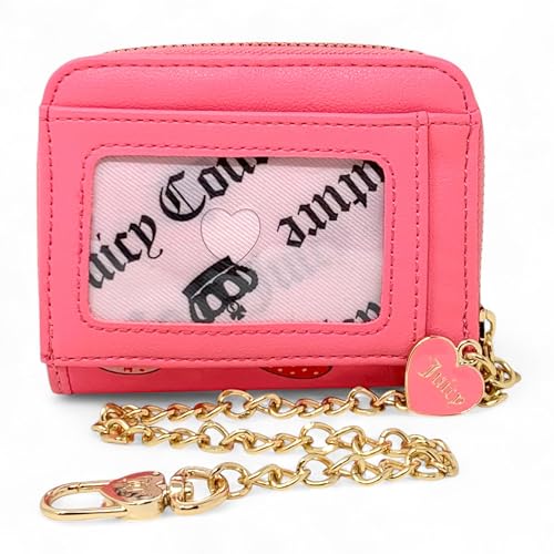 Juicy Couture Women's Square Zip Around Wallet with Wristlet Strap2
