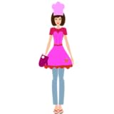 Pink Cooking Dress Up