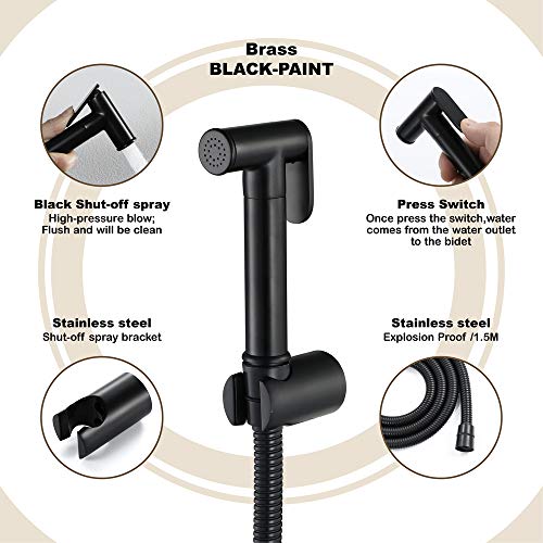 Rociador de bidé de pared para limpiar pañales de tela de forma rápida e higiénica 5