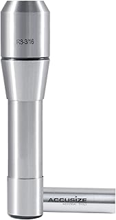 Accusize Industrial Tools 3/16 Inch R8 End Mill Holder, 7/16-20 Inch Drawbar Thread, 0222-0841