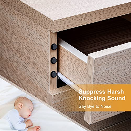 160 Pcs Cabinet Door Bumpers, 1/2" Diameter Self Adhesive Black Cupboard Door Drawer Bumpers For Kitchen Cabinets Cutting Boards Picture Frames #TOP2