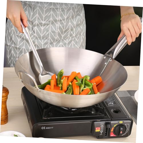 Wok para Cocina Mikinona Acero Inoxidable Plateado miniatura 6
