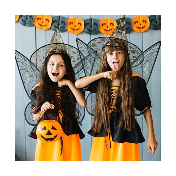 Quescu fairy wings for adults,butterfly wings for girls,angel wings,fairy costume for women halloween dress up party favor - image 6