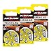 Produktbild ANSMANN Hörgerätebatterien 10 gelb 18 Stück - Zink Luft Hörgeräte Batterien Typ 10 P10 ZL4 PR70 mit 1,4V - Knopfzelle mit besonders langer Laufzeit für Hörgerät Hörverstärker & Hörhilfe
