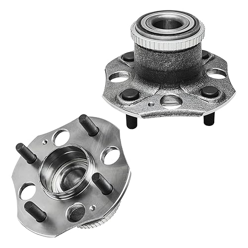 Detroit Axle - 2.5L Rear 2pc Wheel Bearing Hubs for 95-98 Acura TL, 2 Wheel