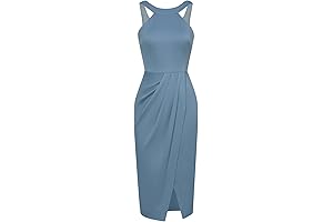 GRACE KARIN Women's Light Blue Cocktail Dress