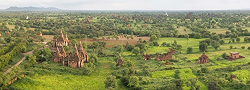 Posterazzi Southern view of stupas seen from top of tower
