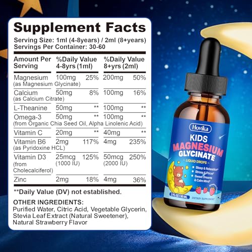 Hovika Magnesium Glycinate Liquid for Kids