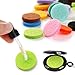 Maromalife 60 PCS Essential Oil Refill Pads, 0.67 Inch Felt Pads Aromatherapy Replacement Pads for Diffuser Necklace Diffuser Bracelet Car Diffuser Vent Clip Multi-Colored
