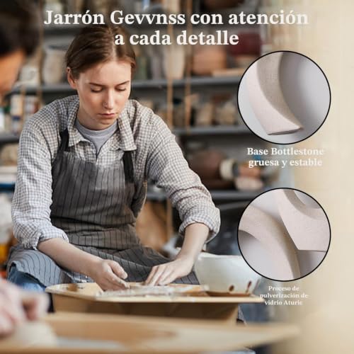 Jarrones de cerámica para decorar salones aburridos con un centro de mesa bohemio 4