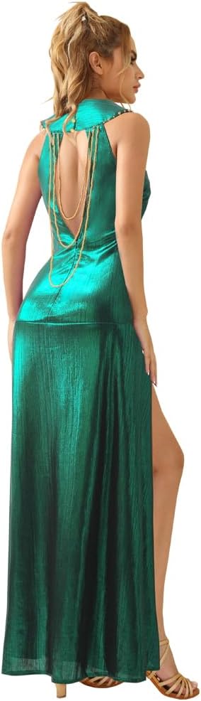 ROYAL SMEELA Women's Queen Cleopatra Costume Egypt Goddess Egyptian Costumes Egyptian