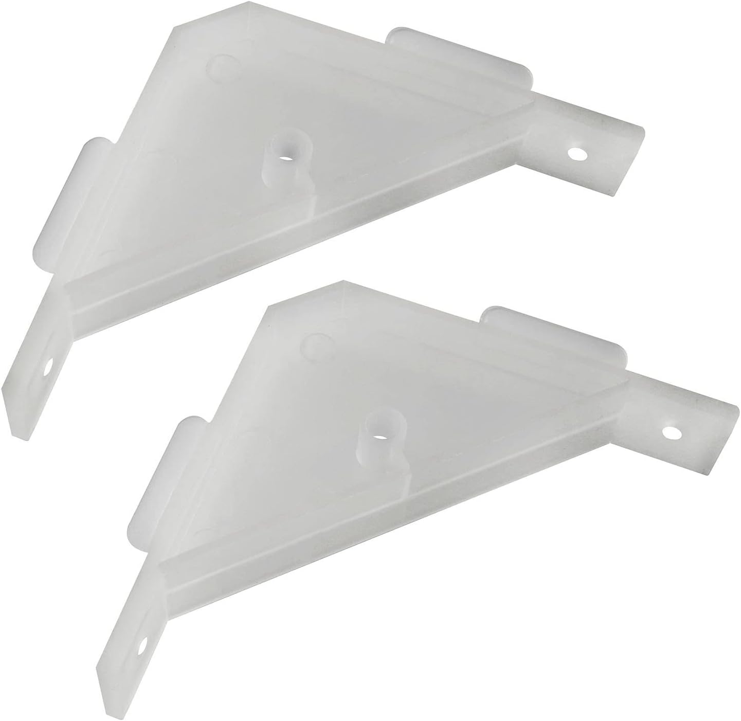 Amazon.com: ZZLZX 12PCS Clear Triangle Cabinet Fixing Brackets, 90 ...