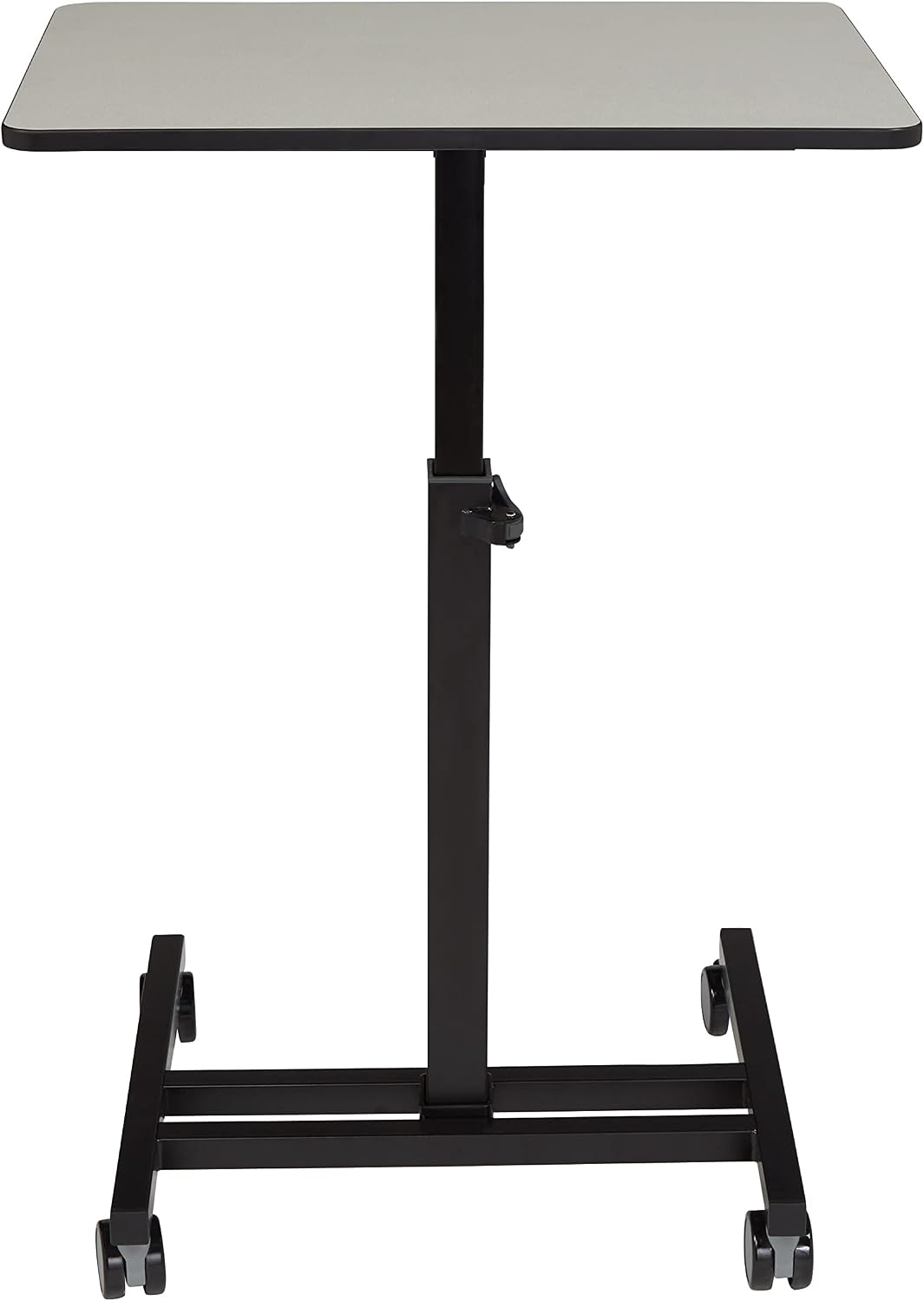 Oklahoma Sound Work from Home Adjustable Height Sit-Stand Mobile Desk, Grey Nebula