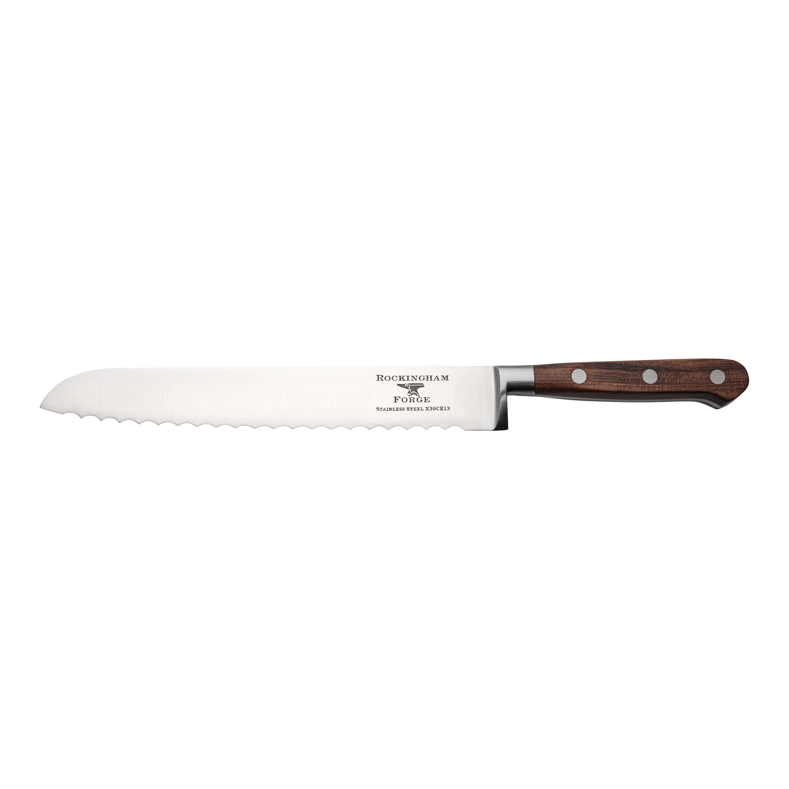 FRF 20cm Bread Knife, Fully Forged, Rosewood Handle Red 8008BR