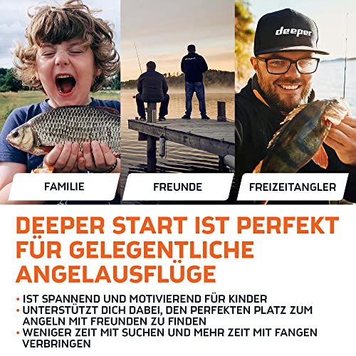 Foto von Deeper Start Smart Fischfinder Echolot auswerfbar - Tragbares Sonar für das Angeln vom Steg oder Ufer | Angelzubehör Gadget mit Kostenloser App