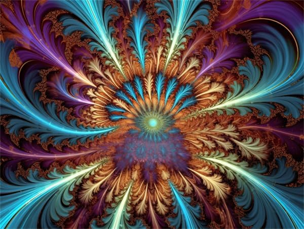 Puzzles for Adults 300 Pieces Jigsaw Puzzles Feathers Artistic Design Formation Wooden DIY Home Decor Wall Art Game Toy Gift for Dad Mom Wife 14.9''