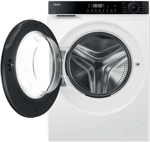 HAIER - Lavatrice Hublot - Lavatrice 13 kg/1400 giri/min - Classe energetica A - 15 programmi - Funzione vapore e fresco, Silenzioso - Bianco - 85 x 60 x 62,1 cm - Modello HW130-BP14357UFR - 2