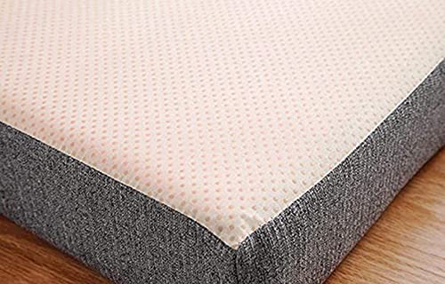 Coussin de chaise épais orange 45x45x8 cm antidérapant