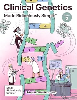 Paperback Clinical Genetics Made Ridiculously Simple Book