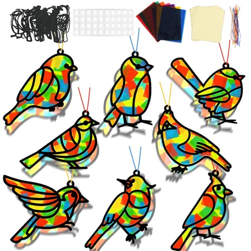 Spring Bird Suncatchers Craft