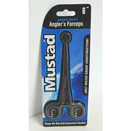 Mustad 6" Heavy Duty Angler's Forceps Saltwater Fly Fishing Scissors Angler Tool WLM8