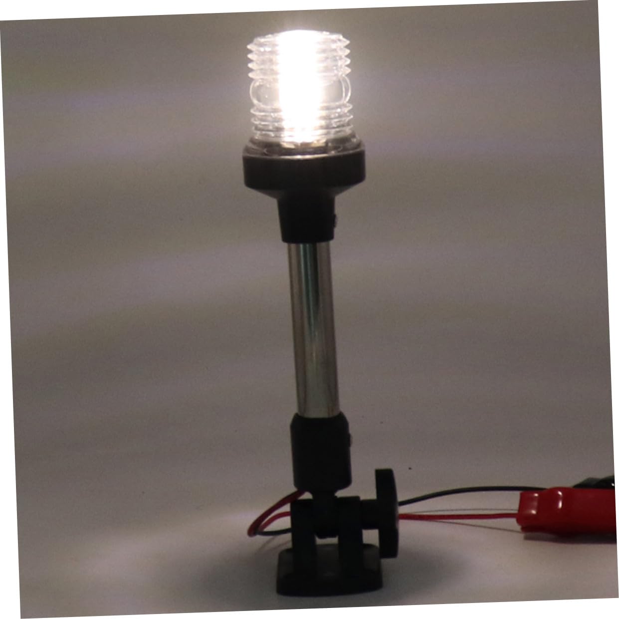 Alipis Luce LED per Barca Ancoraggio, 360° Bianco 4000-4500K, Consumo Energetico Ridotto, Struttura in Acrilico e Lega di Alluminio, 12V Dc per Marino e Nautico