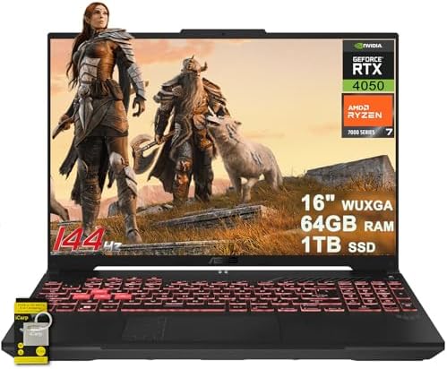 ASUS TUF Gaming A16 (Ryzen 7 7445HS, 64GB, 1TB)