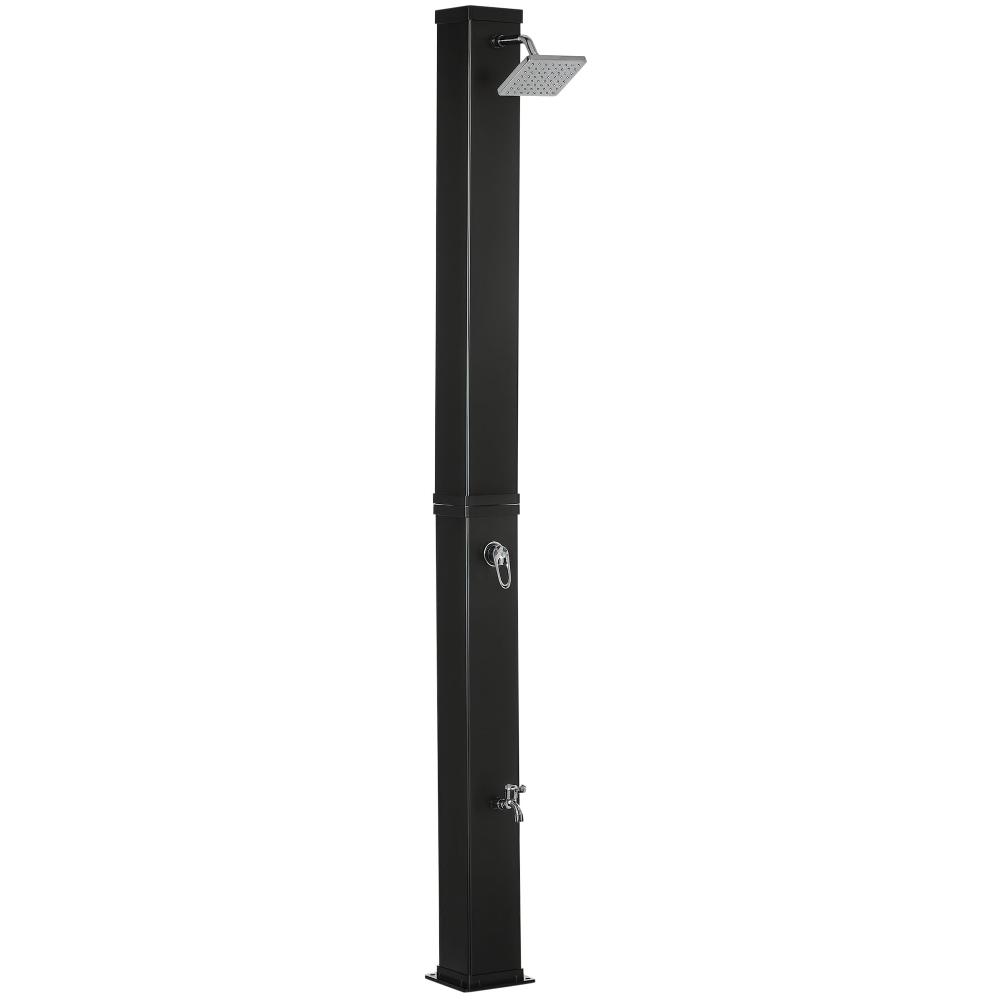 outsunny douche solaire jardin 40l