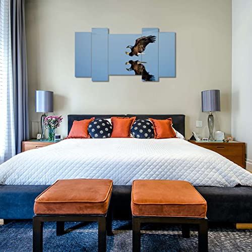 Impression sur toile oiseaux de qualité premium en format panoramique