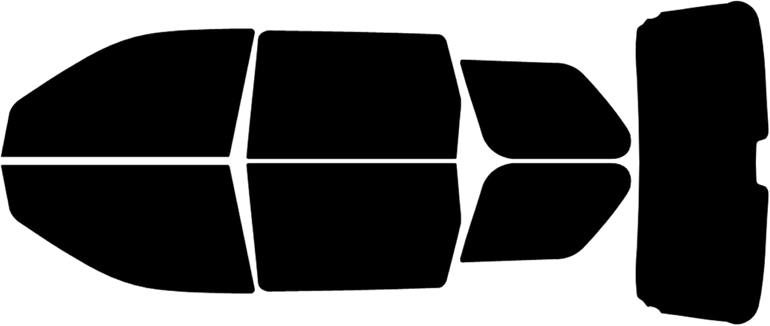 True Line Automotive Window Tint Film for Cars Compatible with Jeep Grand Cherokee 2005-2010 - Customizable All Side and Back Windows - Car Window Tint - Pre Cut Window Tint for Car Windows