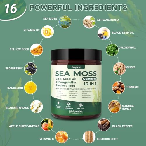 Buporai Sea Moss Gummies