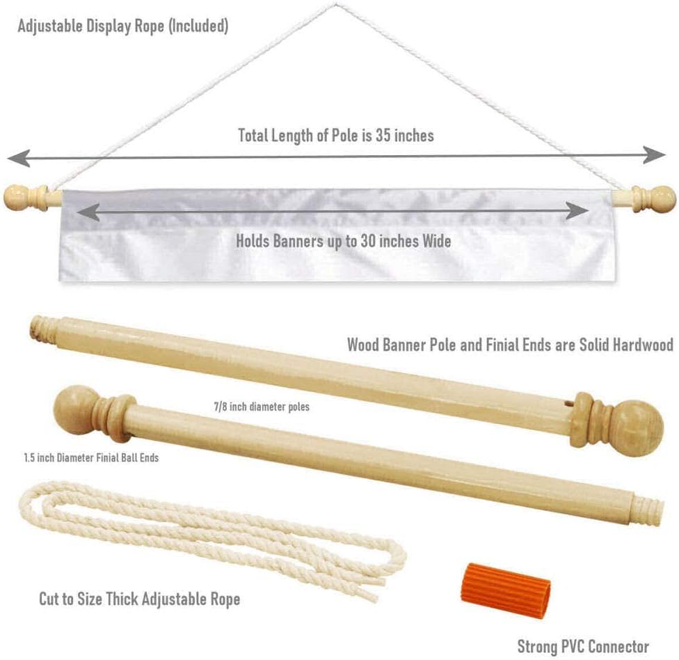 Irish Banner with Hanging Pole - Image 4