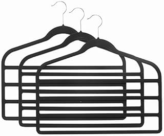 Only Hangers Slim-Line Black Multi Pant Hangers