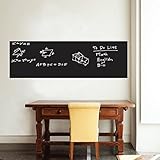WALPLUS 78.7" x 17.7" Chalkboard Wall Sticker Wall Decal Blackboard Wallpaper Large Chalkboard Conta