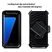 ULAK Galaxy S7 Edge Case, Knox Armor Galaxy S7 Edge Case with Heavy Duty Protection and Built-in Rotating Stand and Belt Swivel Clip for Samsung Galaxy S7 Edge 2016 - Black