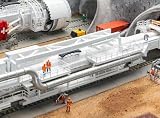 FALLER 130899 HO Scale Trailers for Gripper TBM Tunnel Boring Machine - Kit - 9-5/8 x 2-9/16 x 2-15/16' 24.5 x 6.5 x 7.5cm