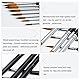 Yosoo 9 Künstlerpinsel Set Spitzpinsel spitz Strichzieher Nylon Acrylpinsel Aquarellpinsel für Acrylfarben Aquarellfarben