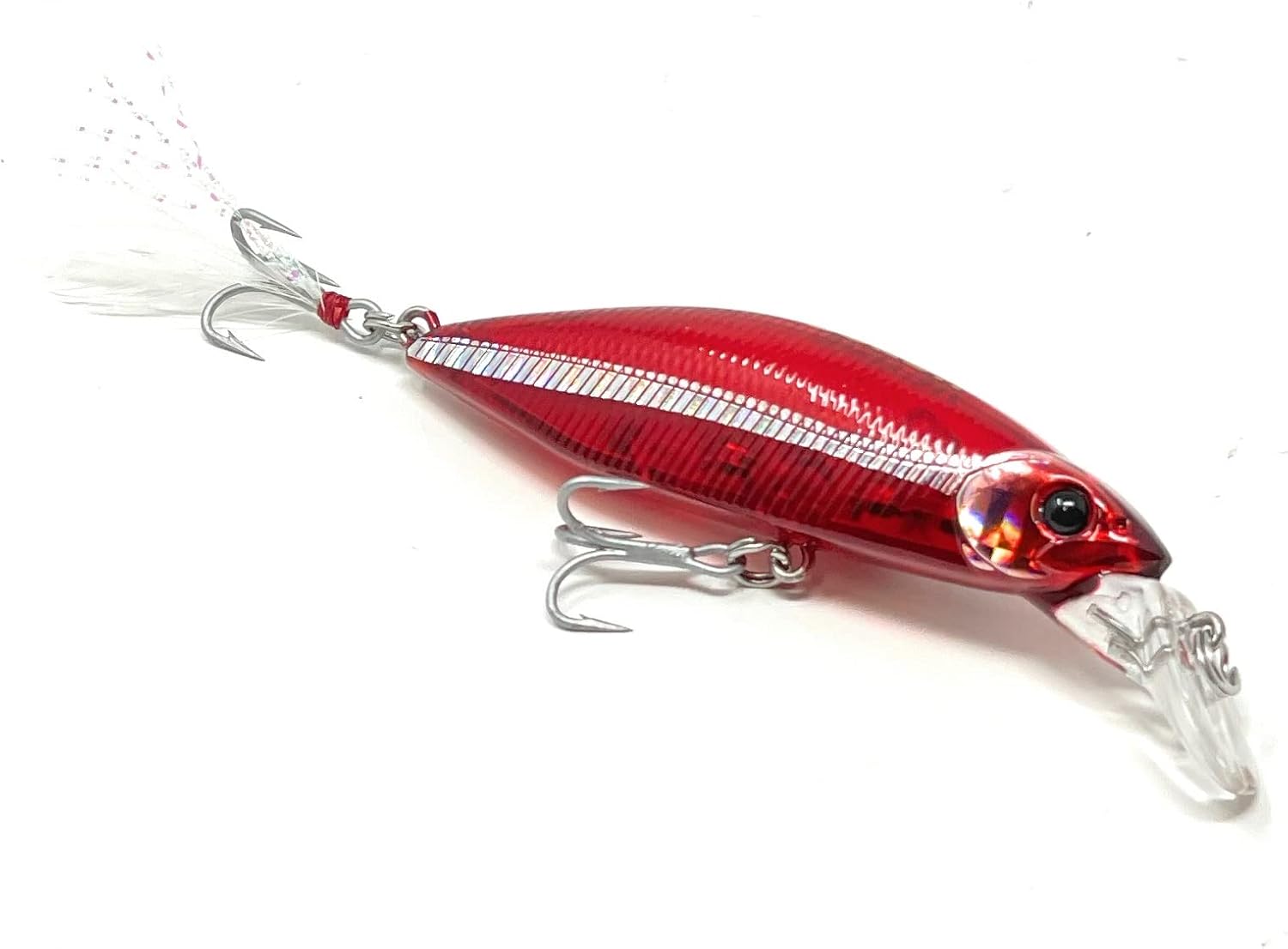 VENSE Jerkbait La Bala Minnow Fishing Lure 70mm Super Sinking Freshwater/Saltwater Two Treble Hook 3X VMC