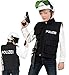 Produktbild KarnevalsTeufel Kinderkostüm "Polizeieinsatzweste" Spielweste Polizei Polizist Police Carabinieri Gendarmerie Gr 128-152 (140)