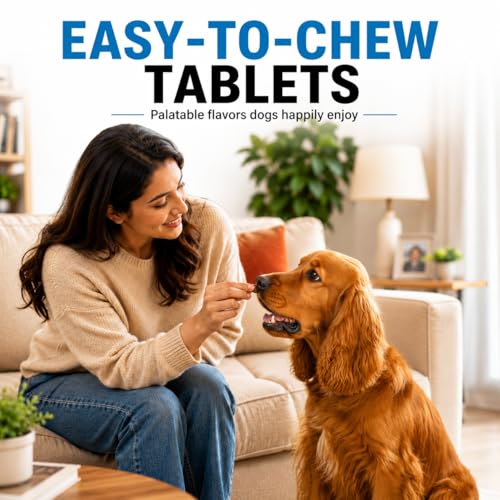 Image of Furtick Tick Chewable Tablet for Dogs (10-20 kg) | Fluralaner 500mg | 3 Month Tick Flea & Mite Protection