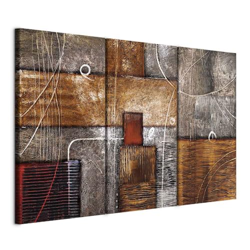 murando Acoustic Canvas Wall Art Abstract 120x80 cm / 47 x 32 picture with acoustic foam sound absorption print image Artwork 3 pcs room acoustics soundproofing a-A-0107-b-f