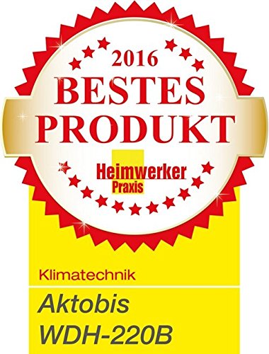 Aktobis WDH- 220B Luftreiniger mit HEPA- und Aktivkohlefilter, Kunststoffgehäuse- Luftwäscher für Wohnräume, Schlafzimmer und Büro-7