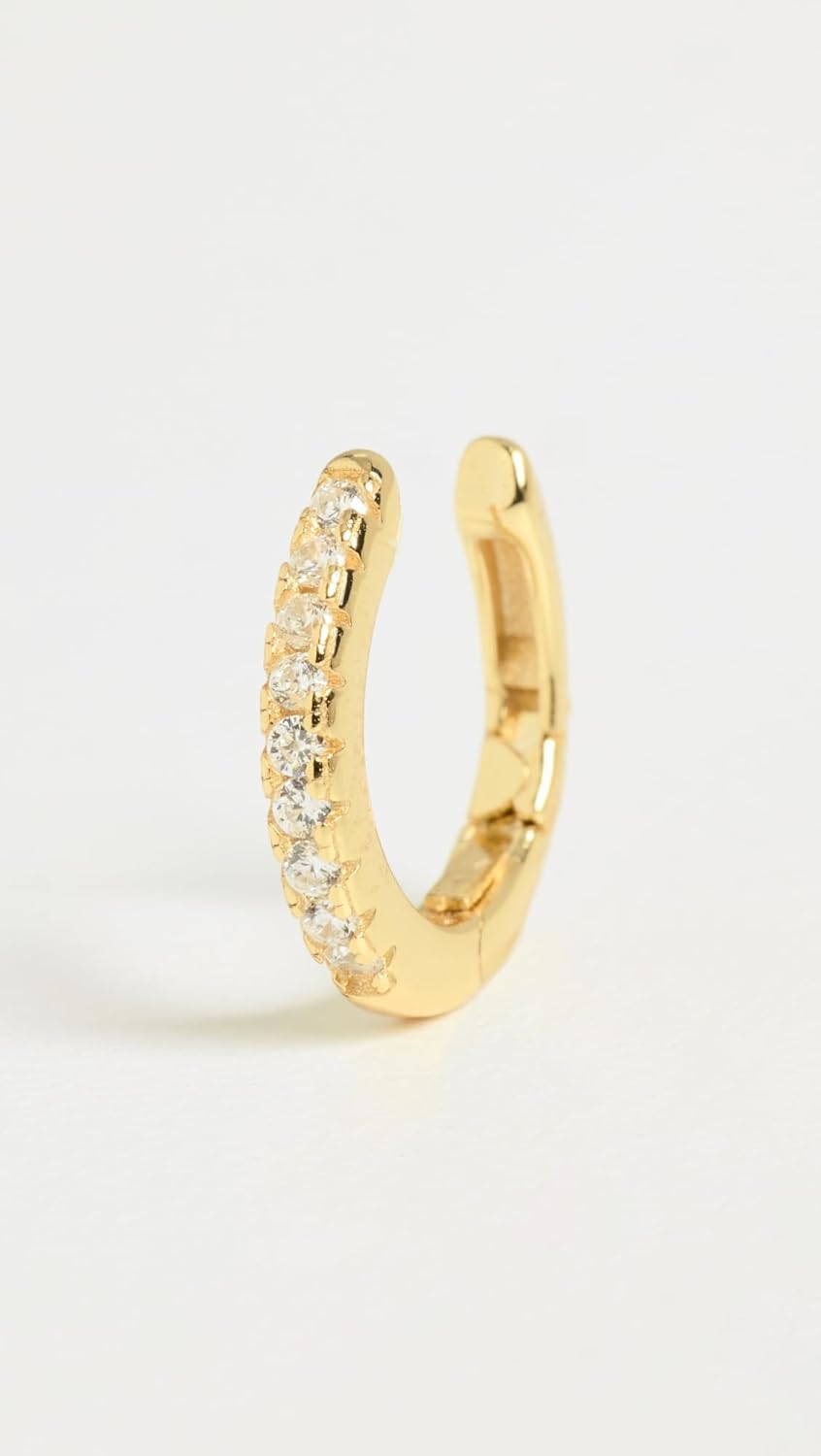 Unknown Women's Pave Hinge Single Ear Cuff - Image 2