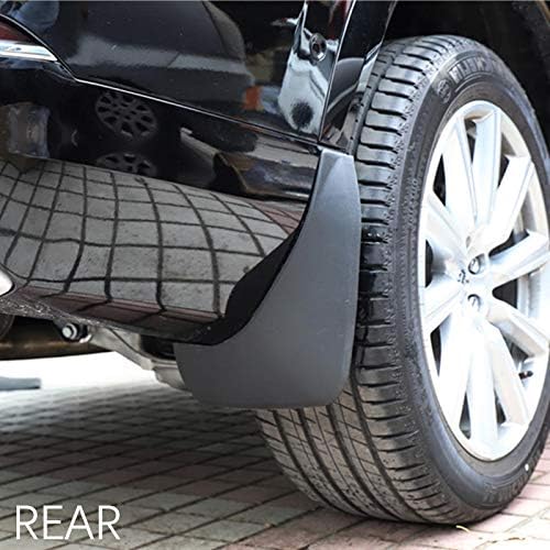 Miniatura 5 de Apto para Volvo XC90 2016-2024 Kit de Aletas de Barro Protector contra Salpicaduras de Barro Delantero y Trasero Juego de 4 Piezas