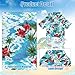 EXPAWLORER Dog Hawaiian Shirt - Dog Summer Clothes, Breathable Polo T-Shirts with Floral and Sea Island Pattern,Puppy Outfit,Shirt for Small Medium Large Dogs Boy and Girl in Hot Days