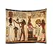 Xinhuaya Retro Tapestry Ancient Egyptian Ethnic Tribal Totem Art African Anubis Wall Hanging for Bedroom Polyester Fabric Cottage School Dorm Wall Art Home Decoration Decor 51 W x 60 L-Inches