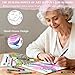 Vashly Memory Activities for Seniors Large Print with 24 Color Markers - 350+ Brain Exercises That Spark Joy | 6-Book Set with Sudoku & Crosswords & Mandala Coloring Book