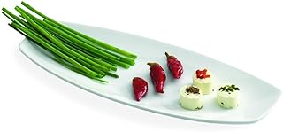 Tognana Prostokątna taca imprezowa 28 x 12 cm, biała