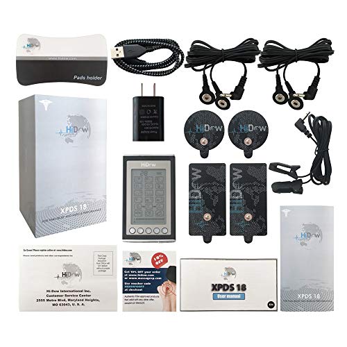 Hidow Tens Unit Acuxpd-S 18 Modes | Ems | Dual Independent Channels | Electronic Pulse Massager #TOP2